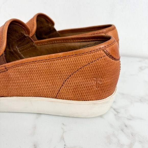 Frye Men’s Brett Perf Leather Slip On Loafers Sz 10.5 main image 7